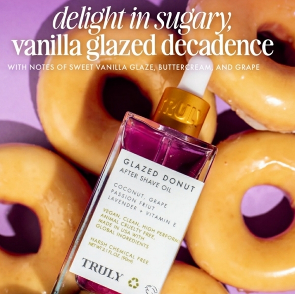 TRULY GLAZED DONUT AFTER SHAVE OIL. - Picture 1 of 13